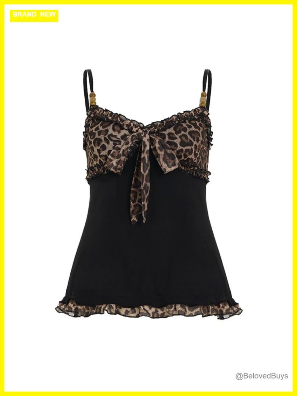 Y2K Grunge Lace Trim Crop Tank Top Spaghetti Strap V Neck